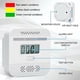 thumbnail image 2 of Detector de monóxido de carbono, detector inteligente de monóxido de carbono con pantalla LCD, cumple con la norma EN 50291, con botón de prueba e indicador de estado LED (Mini 1PC), 2 of 5