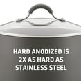 thumbnail image 3 of Circulon Radiance 2 Piece Hard Anodized Nonstick Frying Pan Set, Gray, 3 of 6