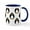 White/Navy Inside, variant on CafePress - Cute Penguin Pattern Mug - 11 oz Ceramic Mug - Novelty Coffee Tea Cup