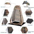 Camouflage Pop Up Portable Camping Shower Tent Changing Bathroom Pod ...