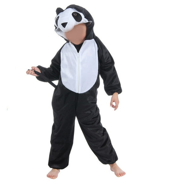EeaseMX Disfraz de panda para niños Disfraces de animales para niños para Halloween Cosplay Performance - Talla M para altura 90-105cm
