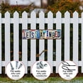 thumbnail image 4 of Metal Signs: Vintage Let's Stay In Bed Wall Decor Bedroom Street Signs Metal Tin Signs for home, bar and office, man nest and garage living room, and also a great gift for others.12 x 6 inches, 4 of 8