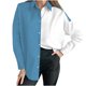 thumbnail image 1 of Camisas Para Mujer, Camisetas de Gran Tamaño, Manga Larga, Cuello Vuelto A La Moda, Camiseta Informal A Juego de Colores, Camisetas Odeerbi ODB134370, 1 of 8