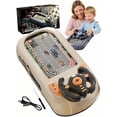 thumbnail image 1 of Turbo Race Interactive Game Set with 200 Challenges, Kids Driving Simulator Steering Wheel Toy, Desktop Car Racing Adventure, Obstacle Avoidance, Screen-Free, Sound Effects, 1 of 8
