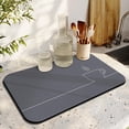 thumbnail image 5 of Coffee Bar Mat Accessories for Countertop Absorbent Hide Stain Rubber Backed Dish Drying Mats for Kitchen Counter Draining Pad Decor Gift Fit Under Coffee Maker Coffee Pot Espresso Machine (20x12in), 5 of 5