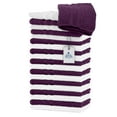 thumbnail image 3 of Dan River Washcloth pack of 20 Assorted Purple and White High-Quality Cotton Multipurpose Wash Rags for&nbsp;Body&nbsp;and&nbsp;Face, 3 of 8