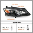 thumbnail image 2 of For 2019-2024 Chevy Malibu Halogen Headlight w/ Bulbs Right Passenger Side 19-24, 2 of 6