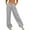 Grey, variant on Casual Pants for Women Wide Leg Sweatpants Low Waist with Drawstring Elastic Waistband And Side Pockets for Everyday Wear Women Slacks Black L