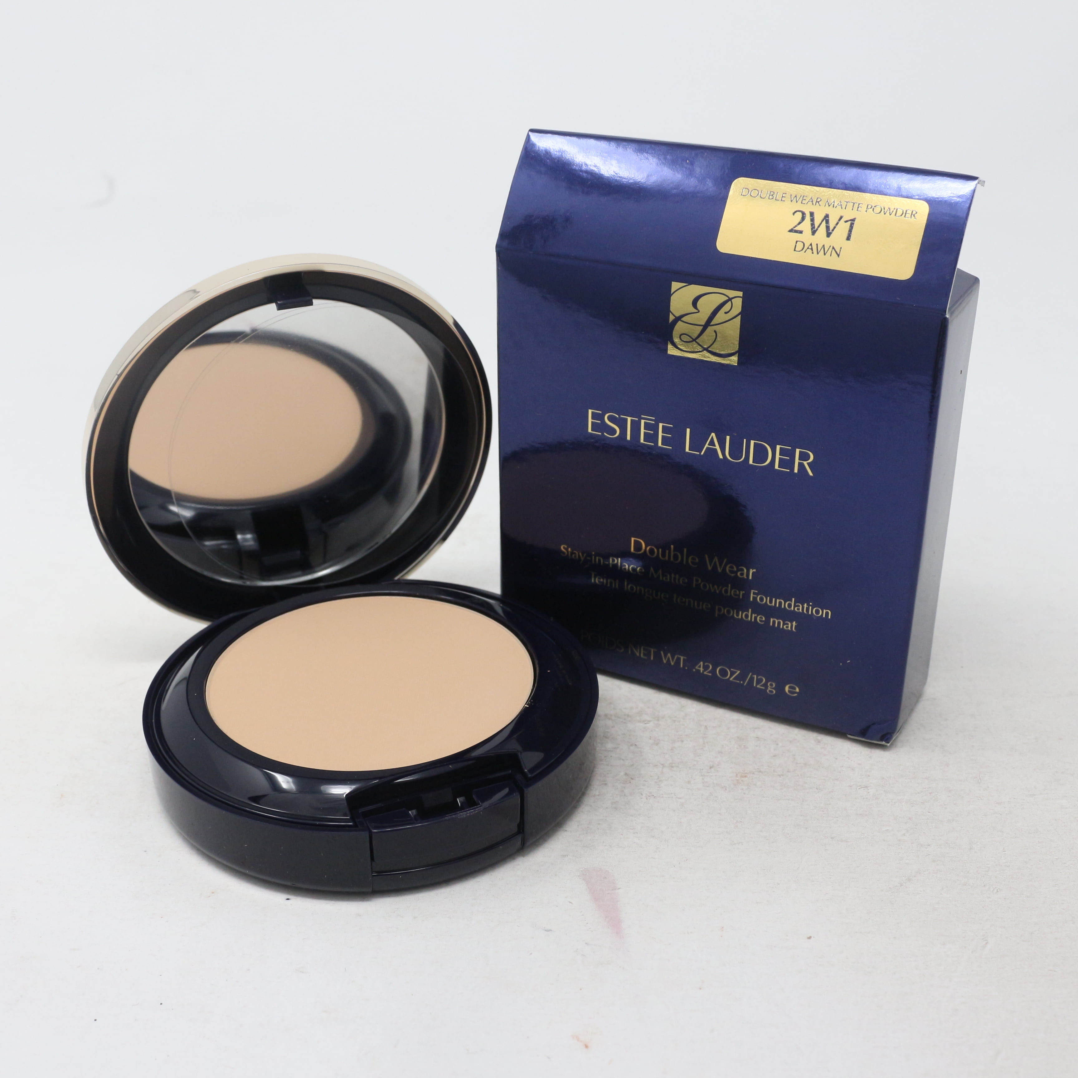 Estee Lauder Double Wear Stay-in-Place Matte Powder Foundation SPF10, 1N2 Ecru, 0.42 oz