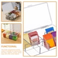 thumbnail image 2 of Desktop Tea Bag Organizer Divided Clear Tea Box Household Coffee Storage Box, 2 of 9