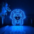 thumbnail image 4 of Egyptian Pharaoh Led Light Box, Dimmable Neon-Like Light Signs USB Power for Wall Decor Bedroom Decoration, RGB Light (WxH) 11"x11", 4 of 5