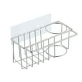 thumbnail image 1 of Kitchen Sink Organizer, 2-in-1 Stainless Steel Sponge Holder, 304 Rustproof Sink Frame Bathroom Accessory Space Saver, 1 of 2