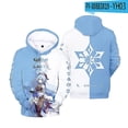 thumbnail image 1 of Game Genshin Impact Series Sudadera con capucha para hombre y mujer, talla europea, holgada, talla grande, 1 of 5
