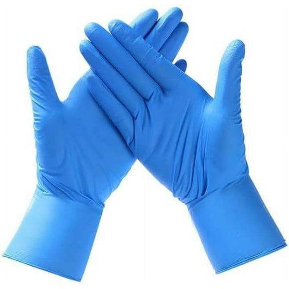 Premium Nitrile Gloves - 4mm Thickness - Powder Free & Latex Free - Blue (200 Pack) to enhance your experience