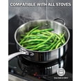 thumbnail image 6 of Cooks Standard Classic 5 Quart Stainless Steel Sauté Pan with Lid, 11 Inch Deep Frying Pan, Induction Cookware Cooking Saute Skillet, Jumbo Cooker with Stay-Cool Handle, Dishwasher & Oven Safe, 6 of 7