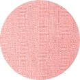 thumbnail image 1 of Ahgly Company Indoor Round Solid Red Modern Area Rugs, 7' Round, 1 of 4