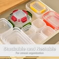 thumbnail image 6 of Superio Lock and Fresh Airtight Food Storage Containers with Lids for Kitchen Pantry Organization , BPA Free, Lunch, and Meal Prep Plastic Containers, 16 oz. Square Sealed Container, Blue, 8 pack, 6 of 7