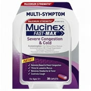 Mucinex Fast-Max Severe Congestion & Cold Caplets 30 Caplets