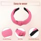 thumbnail image 3 of Unique Bargains 6 diademas para el pelo, diadema anudada ancha para mujer y niña, color rosa, naranja, marrón, 1,18 pulgadas de ancho, 3 of 7