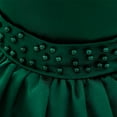 thumbnail image 5 of IBTOM CASTLE Toddler Baby Girls Dress Formal Bowknot Tutu Backless Puffy Tulle Gowns Princess Wedding Baptism Pageant Birthday Party Wear 5-6 Years Green, 5 of 8