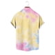 thumbnail image 3 of Ceisia Gradient Print Short Sleeve Button-Down Shirts for Men Slim Fit Casual Summer Beach Tops Yellow XXXL Gifts, 3 of 6