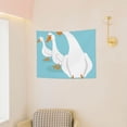 thumbnail image 3 of Picia Three White Geese Pattern Tapestry-Tapestries for Bedroom Living Room Dorm(29x37"), 3 of 8