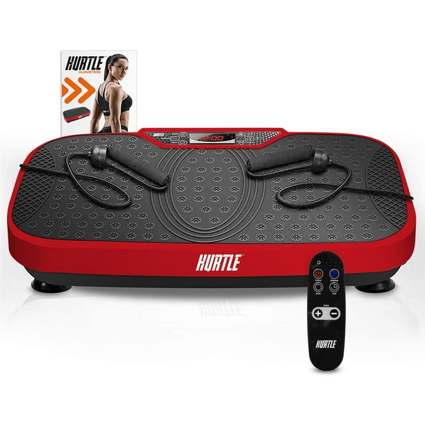 Hurtle Standing Vibration Fitness Machine Vibrating Platform Exercise & Workout Trainer with