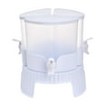 thumbnail image 2 of Esquirla Beverage Dispenser Cold Water Container 5.2 L with Lid Rotatable 3 Grid Split Juice Teapot Ice Water Jug Pot for Home Kitchen, 2 of 8