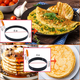 thumbnail image 5 of Paquete de 6 anillos grandes para freír huevos, anillos antiadherentes de acero inoxidable para moldear muffins de huevo con cepillo de aceite, 5 of 8