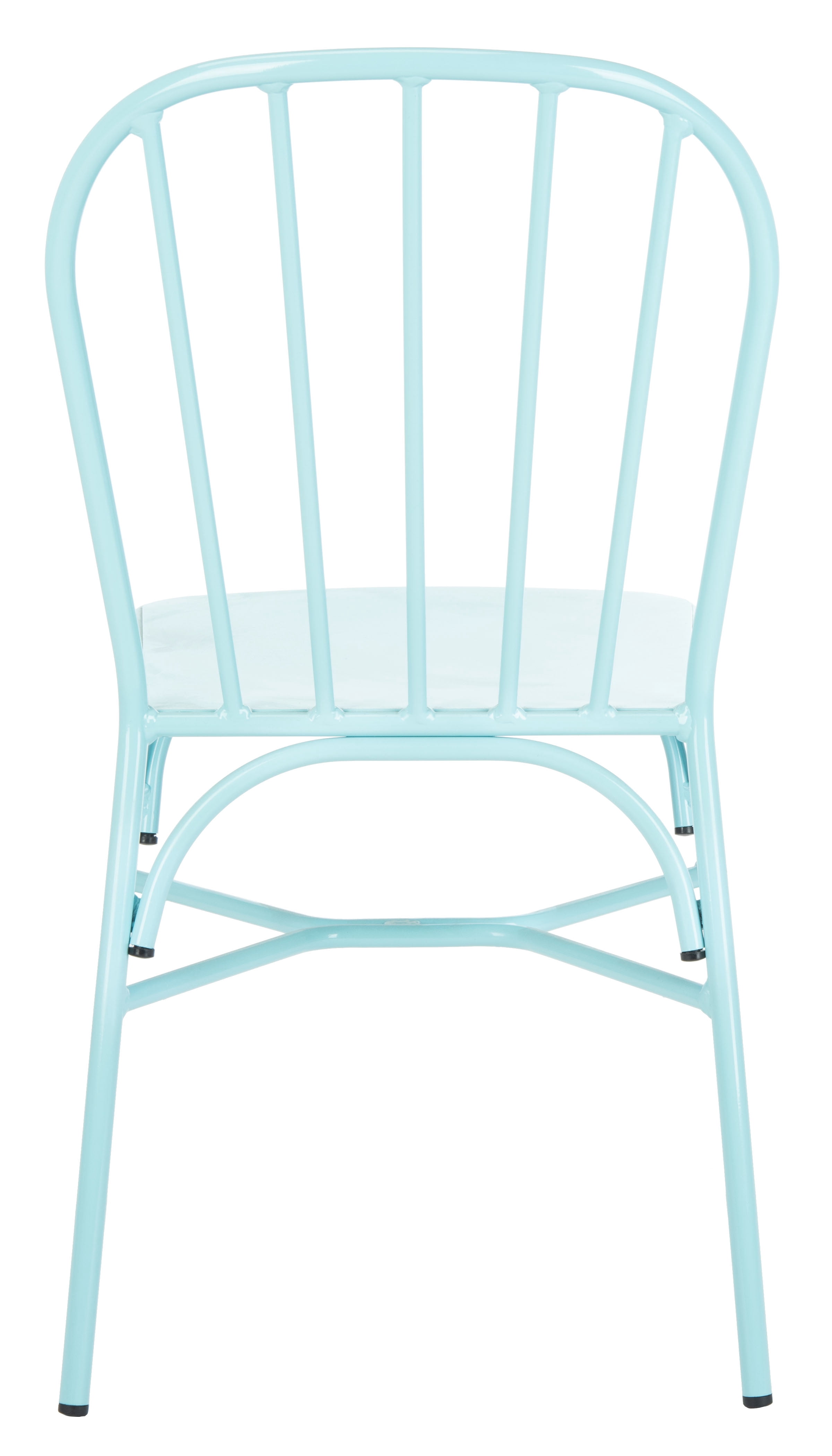 SAFAVIEH Everleigh Outdoor Patio Side Chair, Baby Blue, Set of 2
