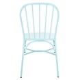 thumbnail image 6 of SAFAVIEH Everleigh Outdoor Patio Side Chair, Baby Blue, Set of 2, 6 of 11