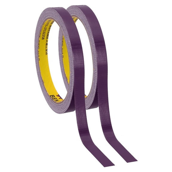 0.4"x0.01" Bookbinding Tape, 2 Roll 11 Yard Cloth Bookbinding Repair Tape Book Binding Tape Self Adhesive for Repairing Old Books, Purple