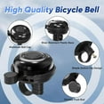thumbnail image 3 of Classic Bike Bell, Aluminum Bicycle Bell, Loud Crisp Clear Sound Bicycle Bike Bell for Adults Kids, 3 of 7
