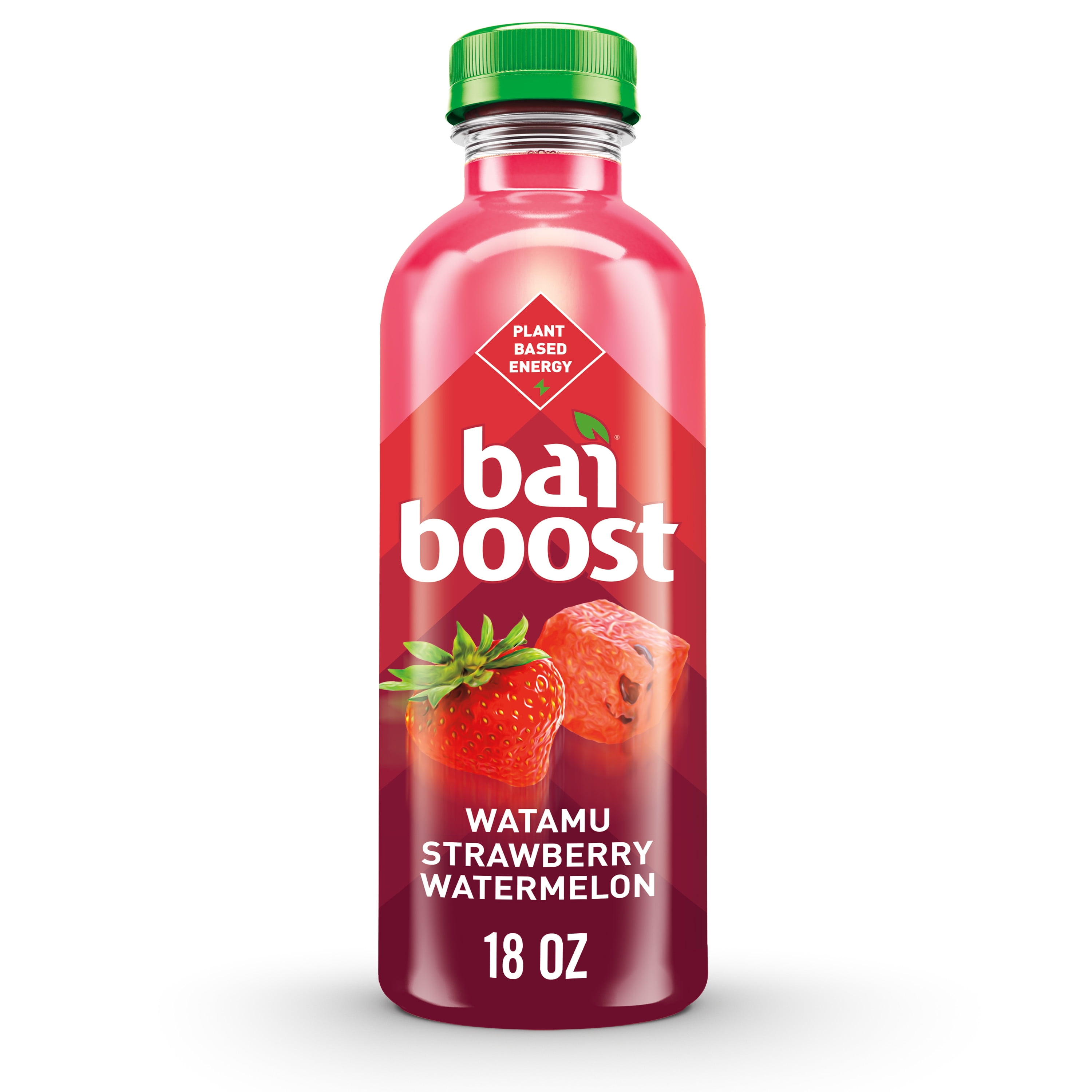 Bai Boost Watamu Strawberry Watermelon, Antioxidant Infused Beverage, 18 fl oz bottle