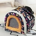 thumbnail image 4 of Portable Small Animals Hedgehog Hamster Carrier Bag Case with Detachable Strap Zipper Breathable Small Guinea Pig Rat Chinchillas Hamster Hedgehog Carrier Pounch Bag for Small Animal Carriers, 4 of 7