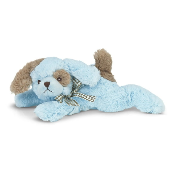 Lil Waggles Blue Dog Plush Rattle 8" by Bearington