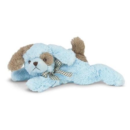Lil Waggles Blue Dog Plush Rattle 8" by Bearington
