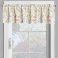 thumbnail image 4 of Ambesonne Butterfly Valance & Curtain, Wildflowers Winged Animal, 55"x36", Pale Khaki Persian Orange, 4 of 7