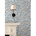 thumbnail image 3 of Morris & Co. Bird and Pomegranate Woad Peel and Stick Wallpaper, 3 of 4