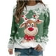 thumbnail image 2 of Puntoco Mujer Navidad Cuello Redondo Manga Larga Top Manga Larga Cuello Redondo Top/Camisa Puntoco Puntoco-904, 2 of 6