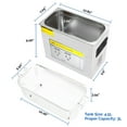 thumbnail image 2 of JMU Ultrasonic Cleaner, With Digital Timer and Heater, 030S, 4.5L, 2 of 6