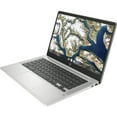thumbnail image 2 of HP Chromebook 14" HD Laptop, Intel Celeron N4000, 4 GB RAM, 32 GB eMMC, Chrome OS, Mineral silver, 14a-na0030nr, 2 of 5