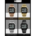 thumbnail image 3 of SKMEI Sport Montre pour Homme en Acier Inoxydable 5ATM Résistante à l'Eau Rétroéclairage Numérique Montre-Bracelet pour Homme Relógio Musculino Chronographe, 3 of 5