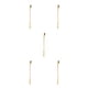 thumbnail image 2 of Cuchara mezcladora de acero inoxidable sweethay 5piezas oro Escribe un, 2 of 6