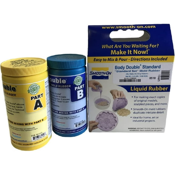 Body Double Standard Set - â€œApply to Skinâ€_x009d_ Platinum Silicone Rubber - Pint Unit