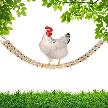 Chicken Swing Toy For Coop Natural Safe Wooden Accessories
