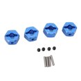 thumbnail image 1 of RC Wheel Hex Hub Adaptor, 4PCS Aluminum Alloy Wheel Hex Drive Hub Adapters Professional 12mm RC Combiner Wheel Hub Hex Adapter Remote Control Car Accessories, 1 of 8