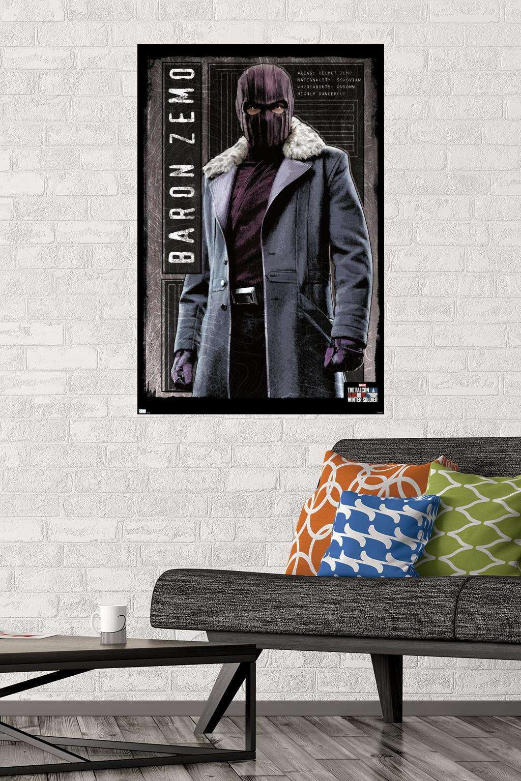Marvel TeleVision Falcon and Winter Soldier - Baron Zemo Wall Poster, 22.375" x 34"