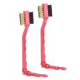 thumbnail image 1 of 2PCS Golf Club Cleaner Double Sided Plastic Brushes with Dual Bristles Cleaning Tools, 1 of 5