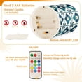 thumbnail image 5 of Yayeee Flameless Candles with Remote Flickering Battery Operated Multi Color Changing, Blue Mosaic Pattern, 5 of 7